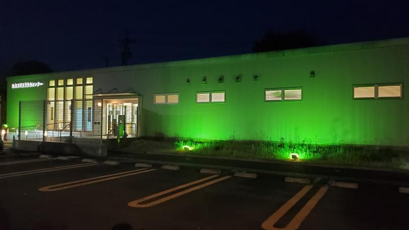 令和7年度仙南夜間初期急患センターライトアップの様子