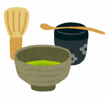 茶道のイラスト